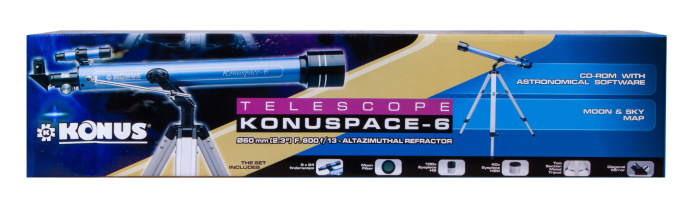 Телескоп KONUS KONUSPACE-6 60/800 AZ 76621