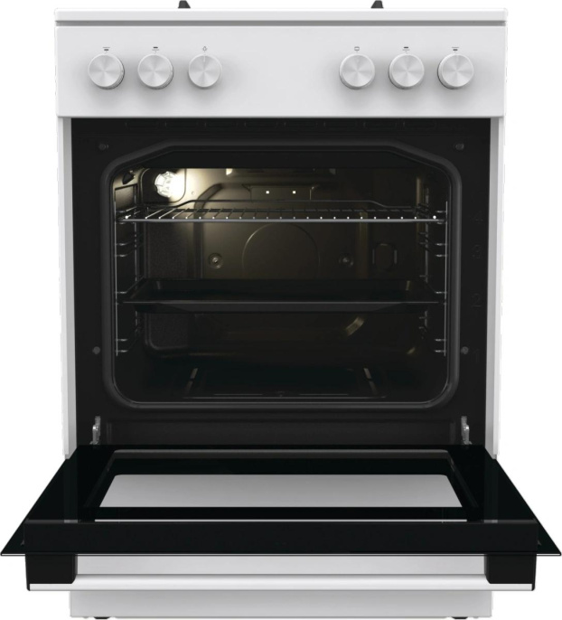 Плита Газовая Gorenje GG6A10WFFM белый без крышки реш.сталь