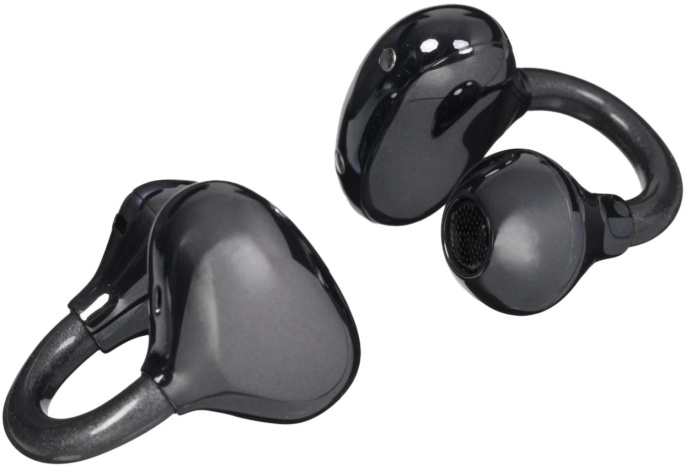 Гарнитура вкладыши Tecno Freehear 2 OW02 черный беспроводные bluetooth клипса (OW02 BLACK)