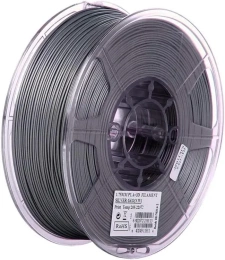 Пластик ESUN PLA+175S1P1 PLA/ 1кг/ 1.75м/ серебристый