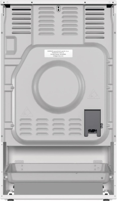 Электрическая плита Gorenje GEIT5C60WPG, стеклокерамика, электрическая, без крышки, белый