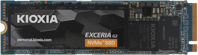 Накопитель SSD 500GB Toshiba Kioxia Exceria G2 M.2 2280, PCI-E 3x4, NVMe [R/W - 2100/1700 MB/s] BiCS FLASH TLC LRC20Z500GG8