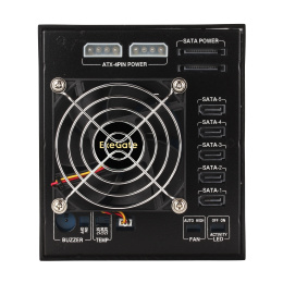 Корзина для HDD ExeGate HS535-01 (универсальная, на 5*3,5" SATA/SAS HDD, занимает 3*5,25" отсека, RTL) EX264646RUS