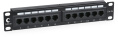 Cabeus PL-12-Cat.5e 10"-Dual IDC Патч-панель 10", установочный размер 236 мм, 12 портов RJ-45, категория 5e, Dual IDC