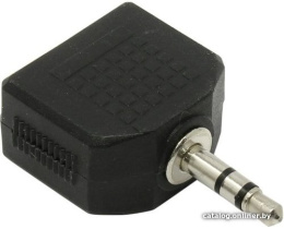 VCOM VAD7847 Переходник разветвитель аудио 3.5 Jack M - 2x3.5 Jack F , стерео