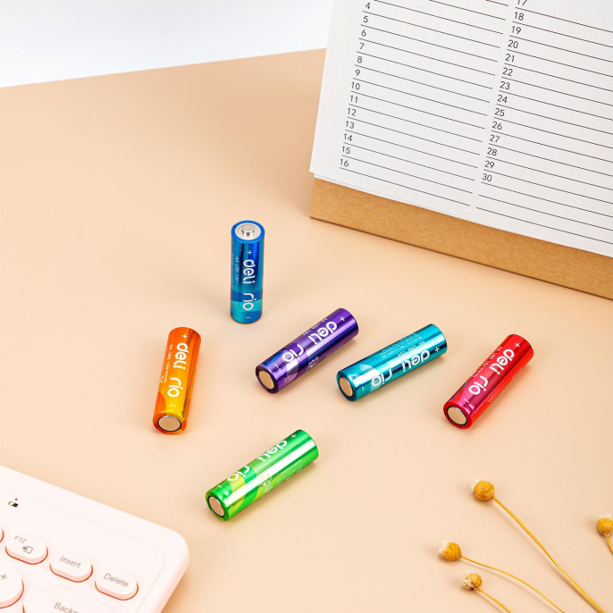 AA Батарейка Deli Rio,  4 шт.