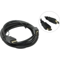 Bion Кабель HDMI v1.4, 19M/19M, 3D, 4K UHD, Ethernet, CCS, экран, позолоченные контакты, 1.8м, черный [BXP-CC-HDMI4L-018]
