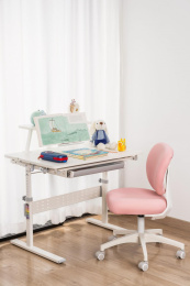 Кресло детское Cactus CS-CHR-3594PK, ткань, до 75кг, розовый