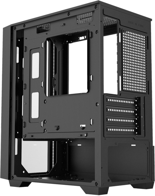 Корпус mATX BLOODY CC-123, Mini-Tower, без БП, черный [cc-123-bk]
