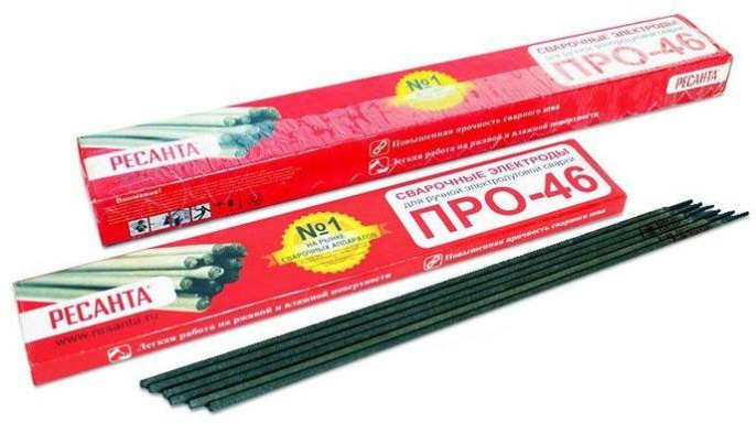 Электрод Ресанта ПРО-46 D3мм L350мм 3гр желтый 71/6/37