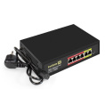 Коммутатор неуправляемый ExeGate EDES-1006D.4PoE-48W (6-портовый UTP 10/100 Base-Tx: 4 порта 802.3af (PoE), мощность PoE: 25W, суммарно 48W, 2 порта RJ45 uplink, настенный/настольный, металлический корпус) EX299020RUS