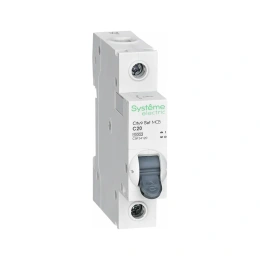 Автоматический выключатель Systeme Electric City9 set ав с, 20 А, 1 Р, 4.5 kА, 230 В (ранее EZ9F34120) C9F34120