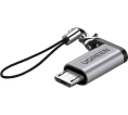Адаптер UGREEN US282 50590 USB-C Female to Micro USB Male Adapter. Цвет: серый (50590_)