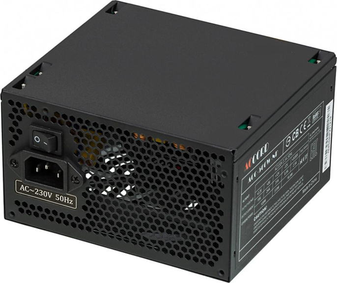 Блок питания Accord ACC-500W-NP, 500Вт, 120мм, черный [acc-500-np]