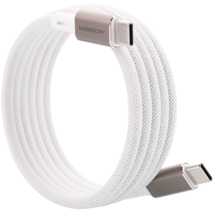 Кабель Magssory CBL001 USB-C 60W 1.2м Титан CBL001t