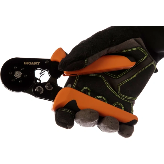 Шестигранные пресс-клещи Gigant для обжима наконечников 0.25-6 мм2 GECT-03