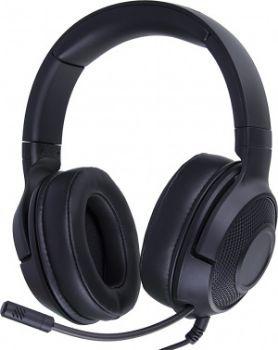 Гарнитура игровая Razer Kraken X Lite,  для компьютера и игровых консолей, мониторные,  проводные, черный [rz04-02950100-r381]