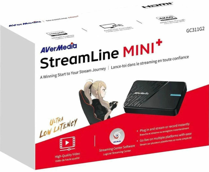 Карта видеозахвата AVerMedia StreamLine MINI+ GC311, внешний