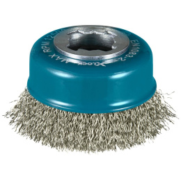 Щетка проволочная гофрированная чашечная (75 мм; 0.3 мм; X-lock) Makita D-73346