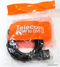Telecom CG480G-2m Кабель HDMI to DVI-D Single Link 19M -19M 2м