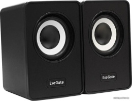 Акустическая система 2.0 ExeGate Disco 120 (питание USB, 2х3Вт (6Вт RMS), 100-20000Гц, черный, Color Box) EX287054RUS