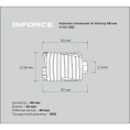 Коронка алмазная по бетону 68 мм Inforce 11-02-068
