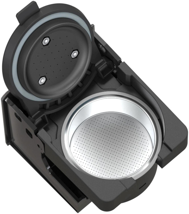 Кофеварка рожковая Polaris PCM 2038 3-in-1 1450Вт графитовый 026324