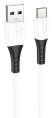 HOCO HC-68582 X82/ USB кабель Type-C/ 1m/ 3A/ Силикон/ White
