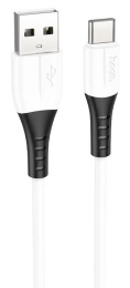 HOCO HC-68582 X82/ USB кабель Type-C/ 1m/ 3A/ Силикон/ White