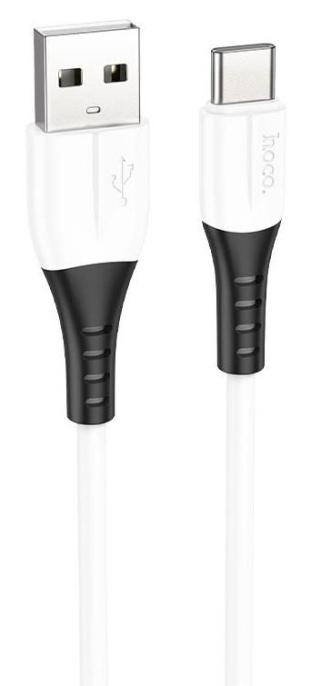 HOCO HC-68582 X82/ USB кабель Type-C/ 1m/ 3A/ Силикон/ White