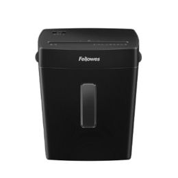 Шредер Fellowes PowerShred Р-42С черный (секр.P-4) фрагменты 8лист. 15лтр. скрепки скобы пл.карты