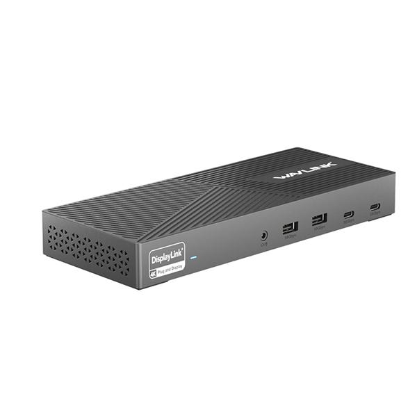 Док-станция WAVLINK WL-UG69PD25 Pro Docking Station USB-C Triple Display 4K@60Hz Universal /100W PowerDelivery Include 20V/8A Power Adapter/ 4xUSB3.0/3xUSB C/2xDP 4K 60HZ/3xHDMI 4K 60HZ/1xGigabit LAN/1xAudio In/Out