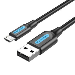 Кабель Vention USB 2.0 AM/micro B 5pin - 2м Черный COLBH