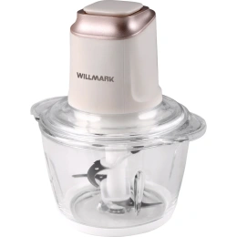 Измельчитель Willmark WMC-5288 400 Вт стеклянная чаша 1.2 л двойные лезвия резиновое основание 2001445