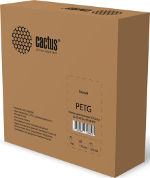 Пластик Cactus CS-3D-PETG-1KG-WHITE PETG/ 1.75мм/ 1кг/ 316м/ белый