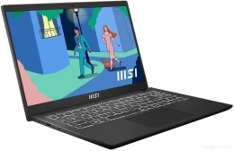 Ноутбук MSI MS-15H1 Modern 15 B12MO-653XBY Classic Black 9S7-15H112-653 /15.6″/IPS/1920x1080/Intel Core i5 1235U/16 ГБ/SSD 512 ГБ/UMA/ENG, RUS/Backlit/Windows 11 Pro/Cam/Classic Black/39.3Вт*ч/BT/Wi-Fi