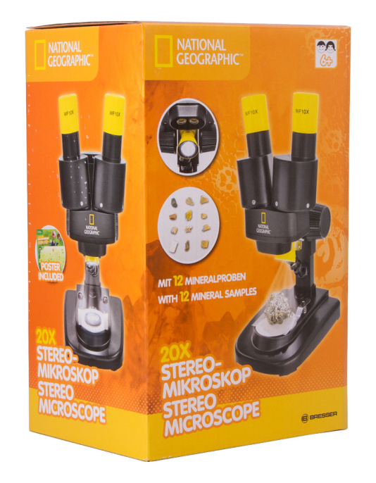 Микроскоп стереоскопический Bresser 20x