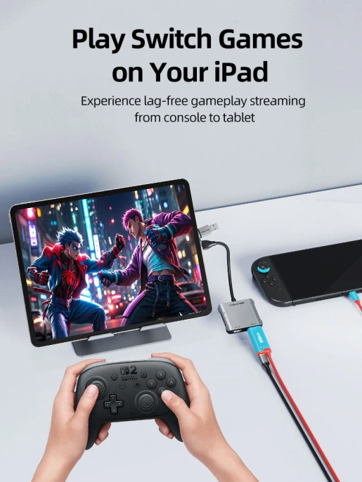 Адаптер видеозахвата CABLETIME CB67G (CT-ACHC3L-AG) USB 3.0 A+C в HDMI с петлевым выходом