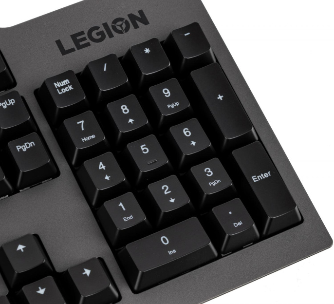 Клавиатура Lenovo Legion K500 RGB, USB, механическая, черный [gy40t26479]