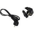 Кабель питания ноутбуков ExeGate Power PC5-0.75P-Schuko- C5/3x0.5Cu Евровилка Schuko- C5, VDE-250V-3*0.5mm2, медь, черный, 6A, 0.75м EP280678RUS