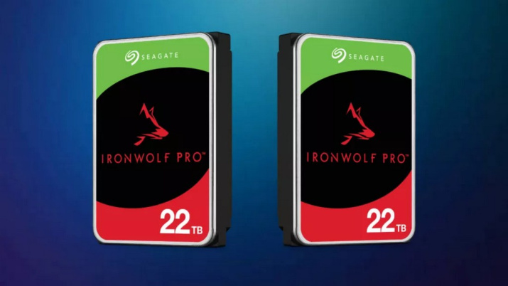 Seagate выпустила HDD IronWolf Pro на 22 ТБ