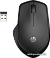 Мышь HP Silent 280M Silent полноразмерная мышь, беспроводная радио, сенсор оптический, 3 кнопки, колесо с нажатием, цвет черный