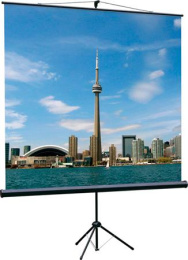 Экран на треноге Lumien 84" 150x150см Eco View LEV-100101 1:1 напольный рулонный