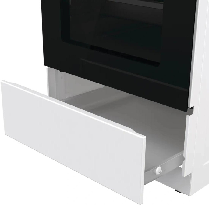 Плита Комбинированная Gorenje GK5A22WH белый металлическая крышка реш.сталь