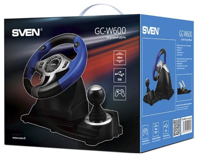 Руль Sven GC-W600 для PC, PS3 [sv-015435]
