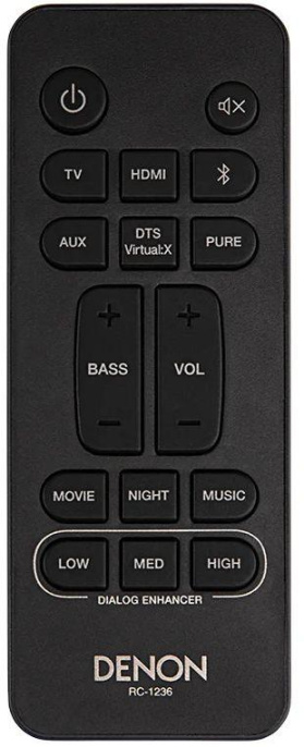 Саундбар Denon DHTS216BKE2 2.1 120Вт черный