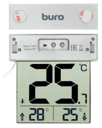 Термометр BURO P-6041, серебристый