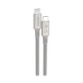 Кабель Momax Elite DC31L USB-C-USB-C 100W 1м Титановый USB 3.2 Gen 2x2, PD3.0, 4K 60Hz, материал: нейлон, алюминий