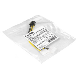 Переходник питания PCI-Express 8pin ExeGate EX-CC-PSU-62 (от 2х разъемов Molex (IDE) блока питания, 0,15м) EX294788RUS