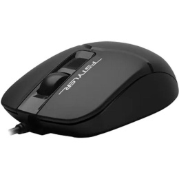 Мышь A4Tech Fstyler FM12S черный оптическая 1200dpi silent USB 3but (FM12S BLACK)